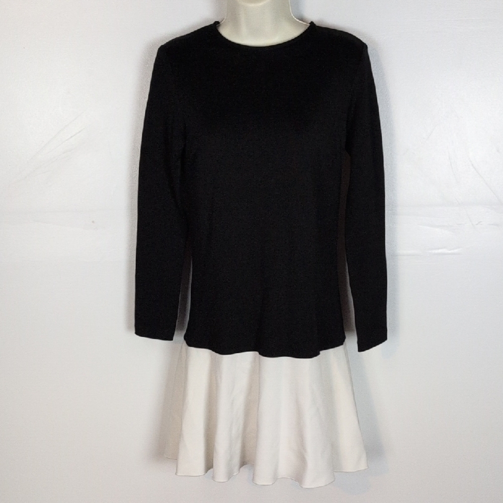 Apiece Apart Color Block Drop Waist Dress